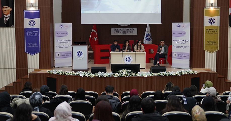 IV. ulusal ETÜ psikoloji öğrenci zirvesi "Terapi odasının kapıları aralanıyor" temasıyla gerçekleştirildi
IV. ulusal ETÜ psikoloji öğrenci zirvesi "Terapi odasının kapıları aralanıyor" temasıyla gerçekleştirildi