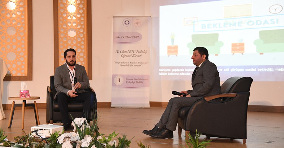 IV. ulusal ETÜ psikoloji öğrenci zirvesi "Terapi odasının kapıları aralanıyor" temasıyla gerçekleştirildi
IV. ulusal ETÜ psikoloji öğrenci zirvesi "Terapi odasının kapıları aralanıyor" temasıyla gerçekleştirildi