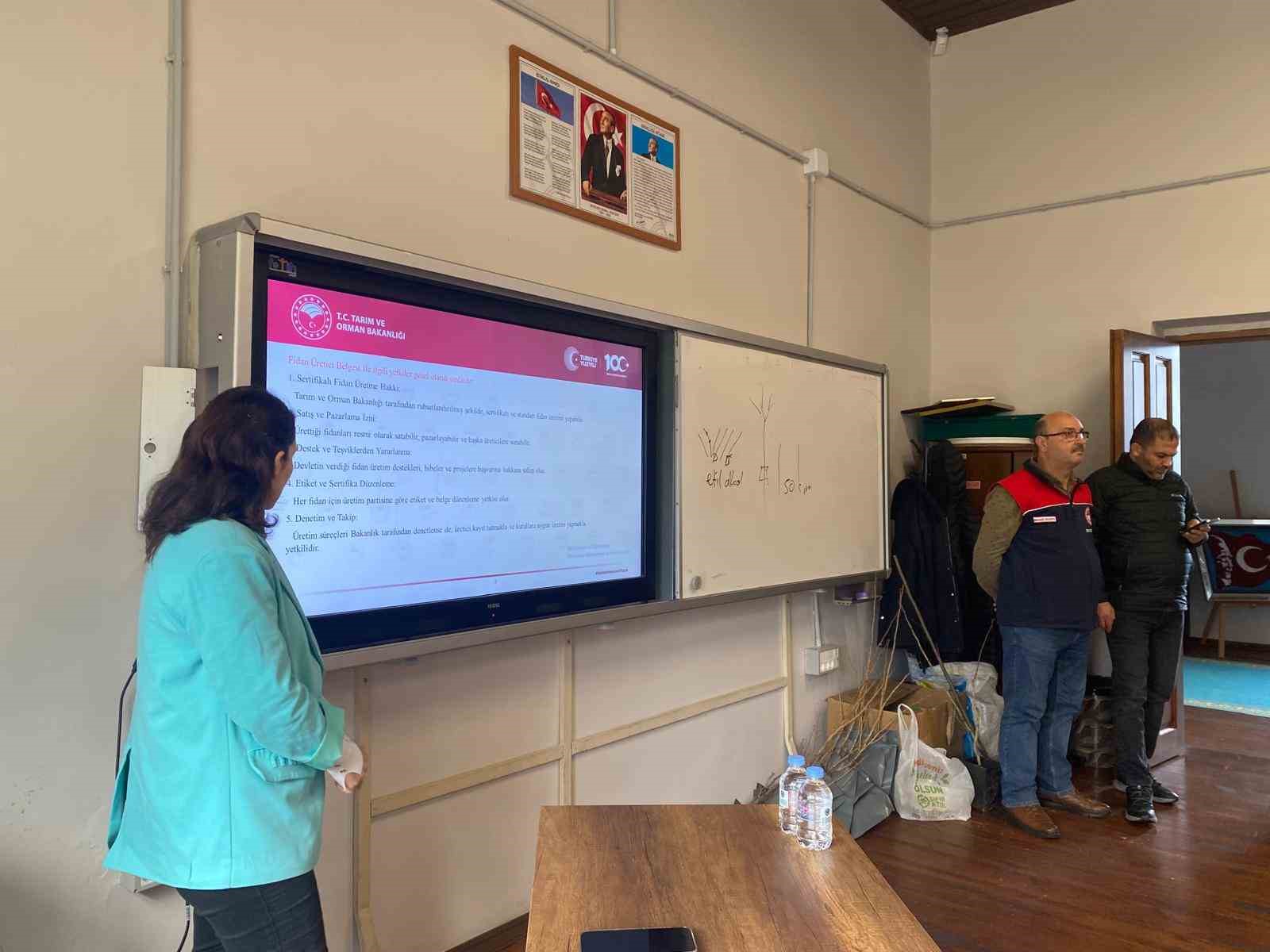 İyi tarım uygulamaları eğitimi gerçekleştirildi
