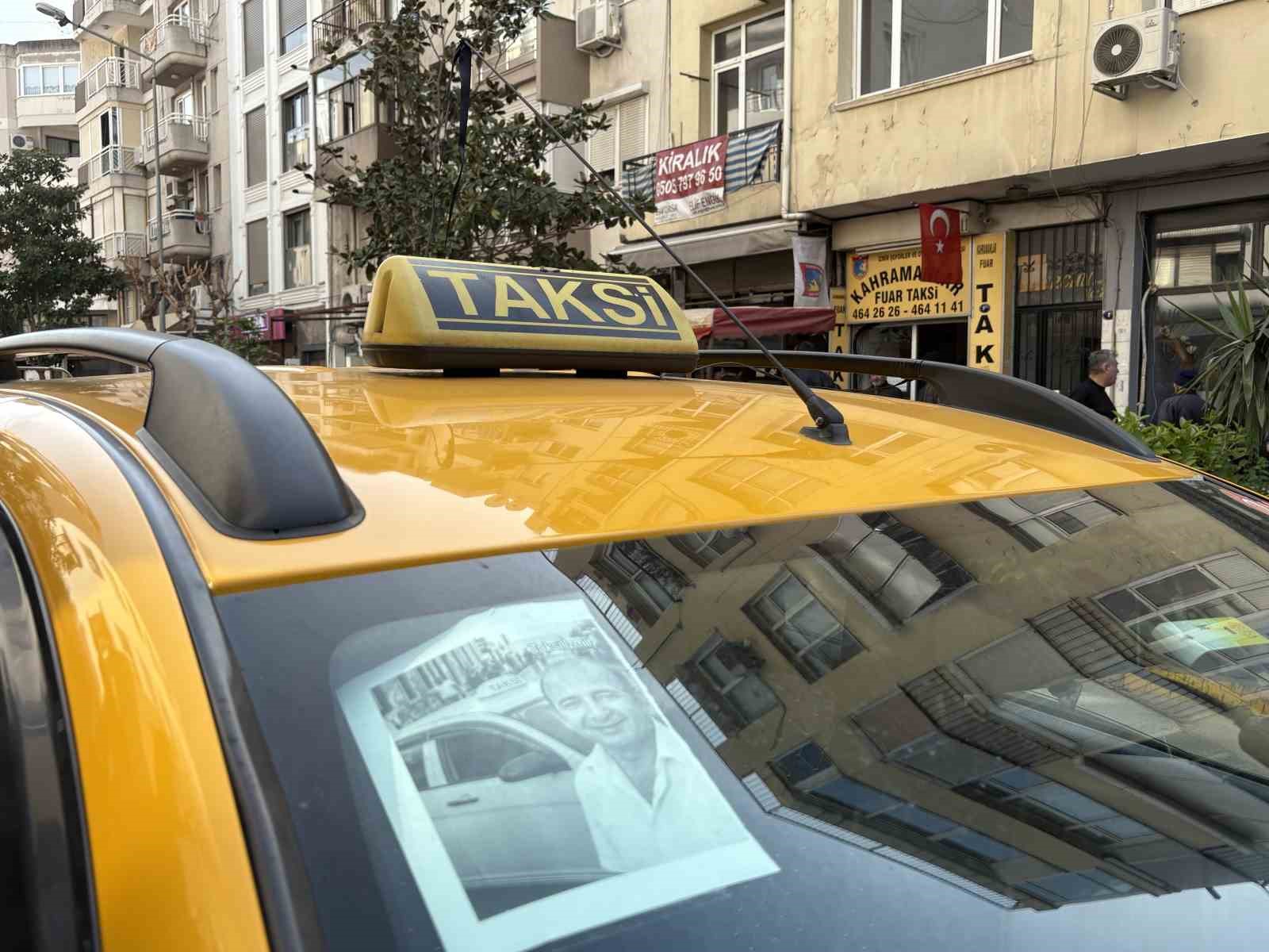 İzmir’de öldürülen taksici için meslektaşlarından araçlı konvoy

