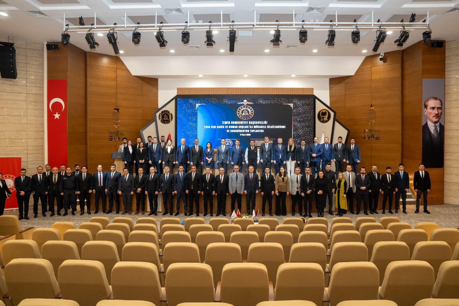 İzmir’de yasa dışı bahis ve kumar suçlarıyla mücadele toplantısı yapıldı
