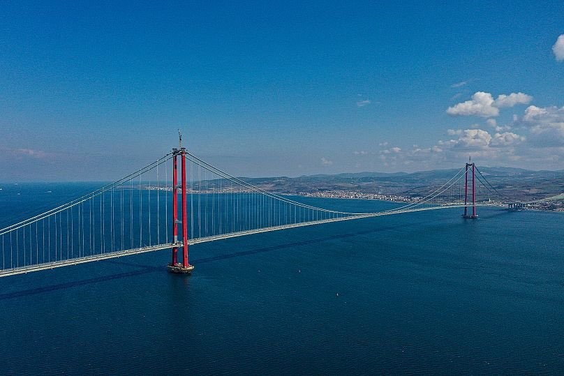 Jandarmadan 1915 Çanakkale Köprüsünde dronlu trafik denetimi
