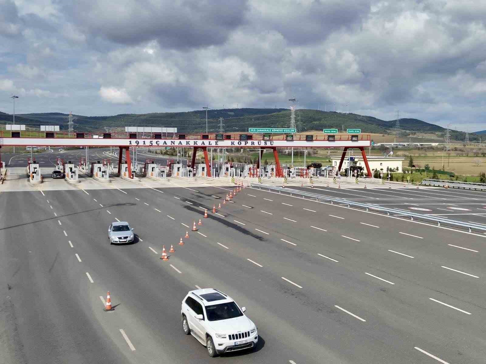 Jandarmadan 1915 Çanakkale Köprüsünde dronlu trafik denetimi
