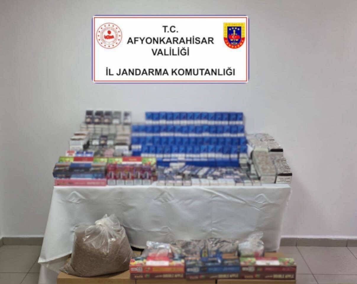 Jandarmadan kaçak makaron operasyonu
