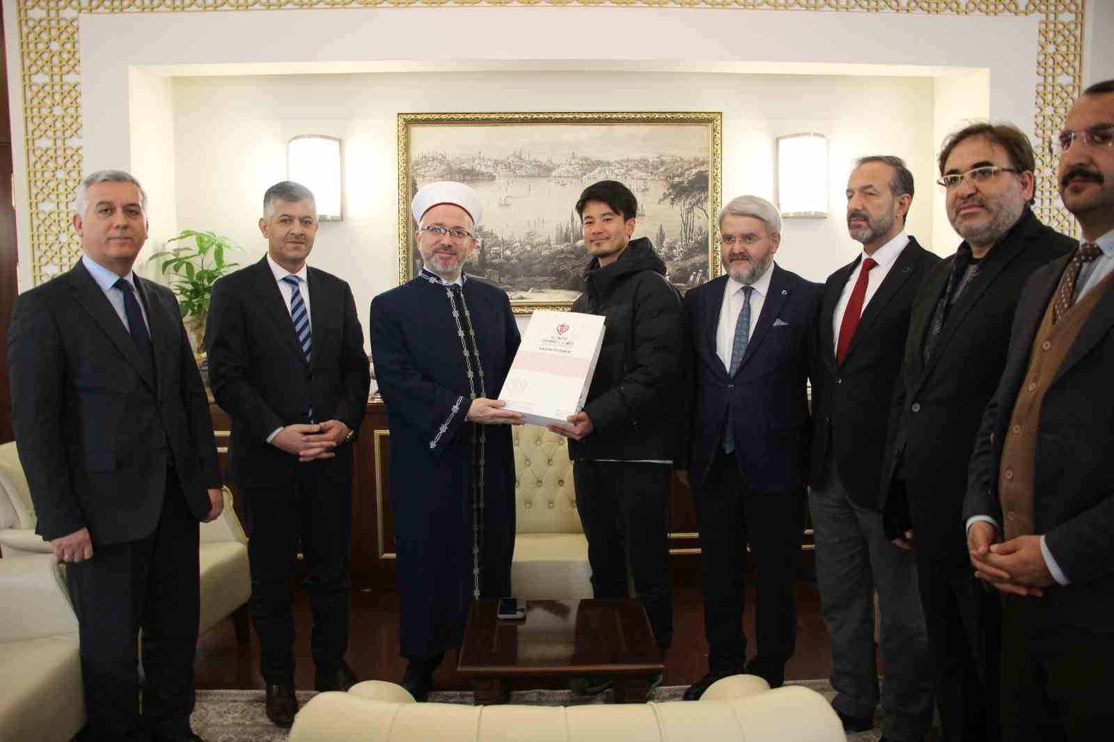 Japon gezgin Gaziantep’te müslüman oldu
