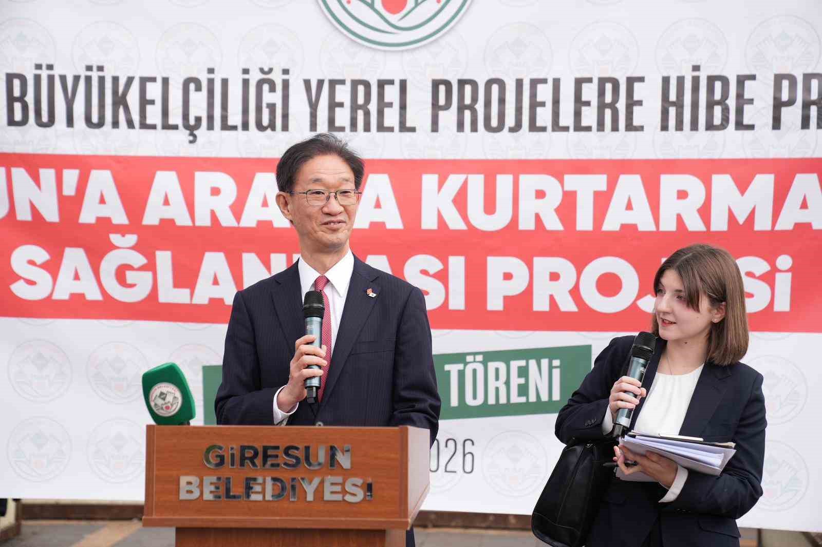 Japonya’dan Giresun Belediyesi’ne kurtarma aracı desteği
Japonya’dan Giresun Belediyesi’ne kurtarma aracı desteği