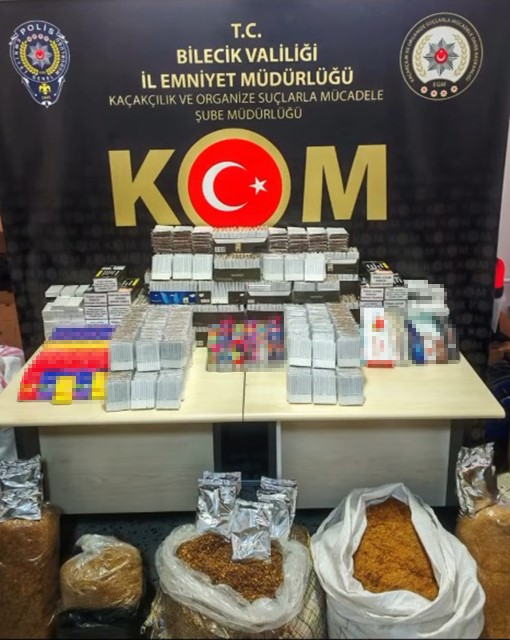 Kaçak tütün ve sigara operasyonunda 1 şüpheli yakalandı
