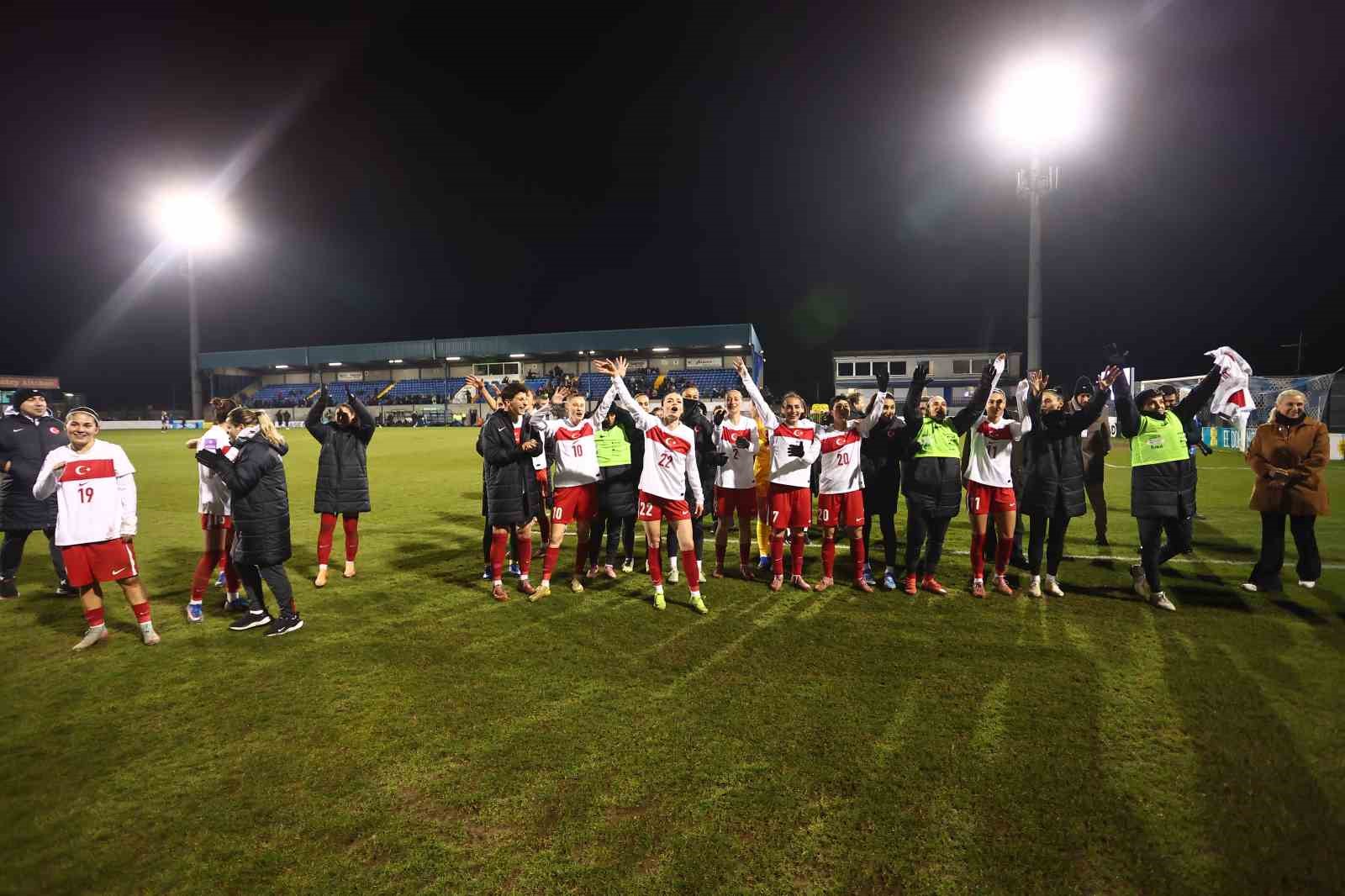 Kadın A Milli Takımı, Kuzey İrlanda’yı 1-0 mağlup etti
