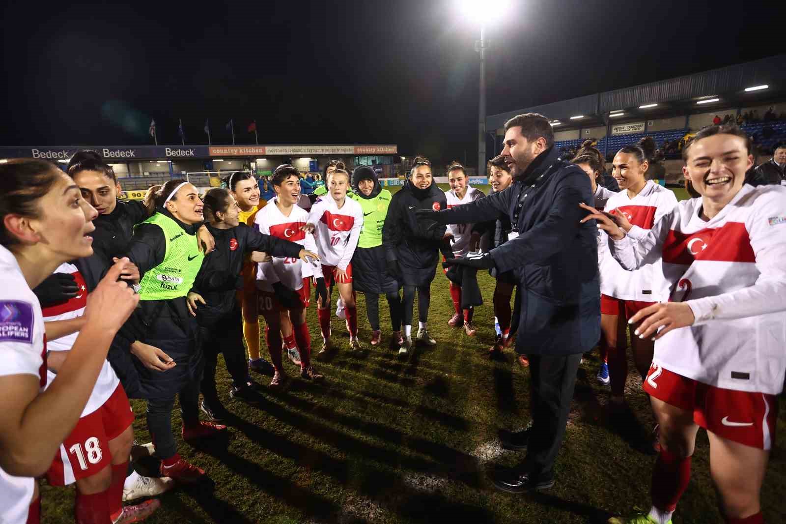 Kadın A Milli Takımı, Kuzey İrlanda’yı 1-0 mağlup etti
