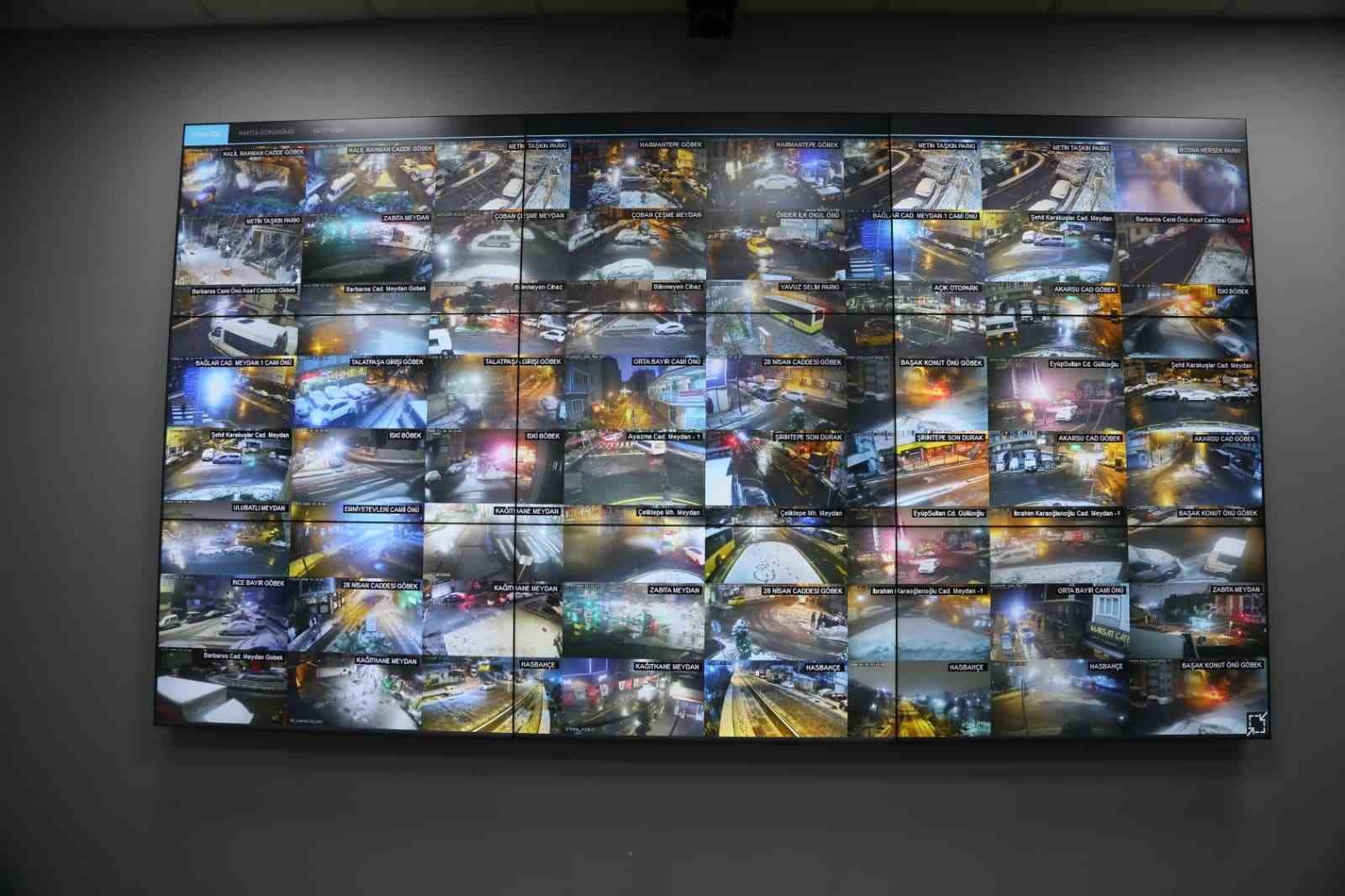 Kağıthane’de karla mücadele çalışmaları aralıksız sürüyor
