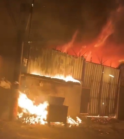 Kahramanmaraş’ta depo yangını
