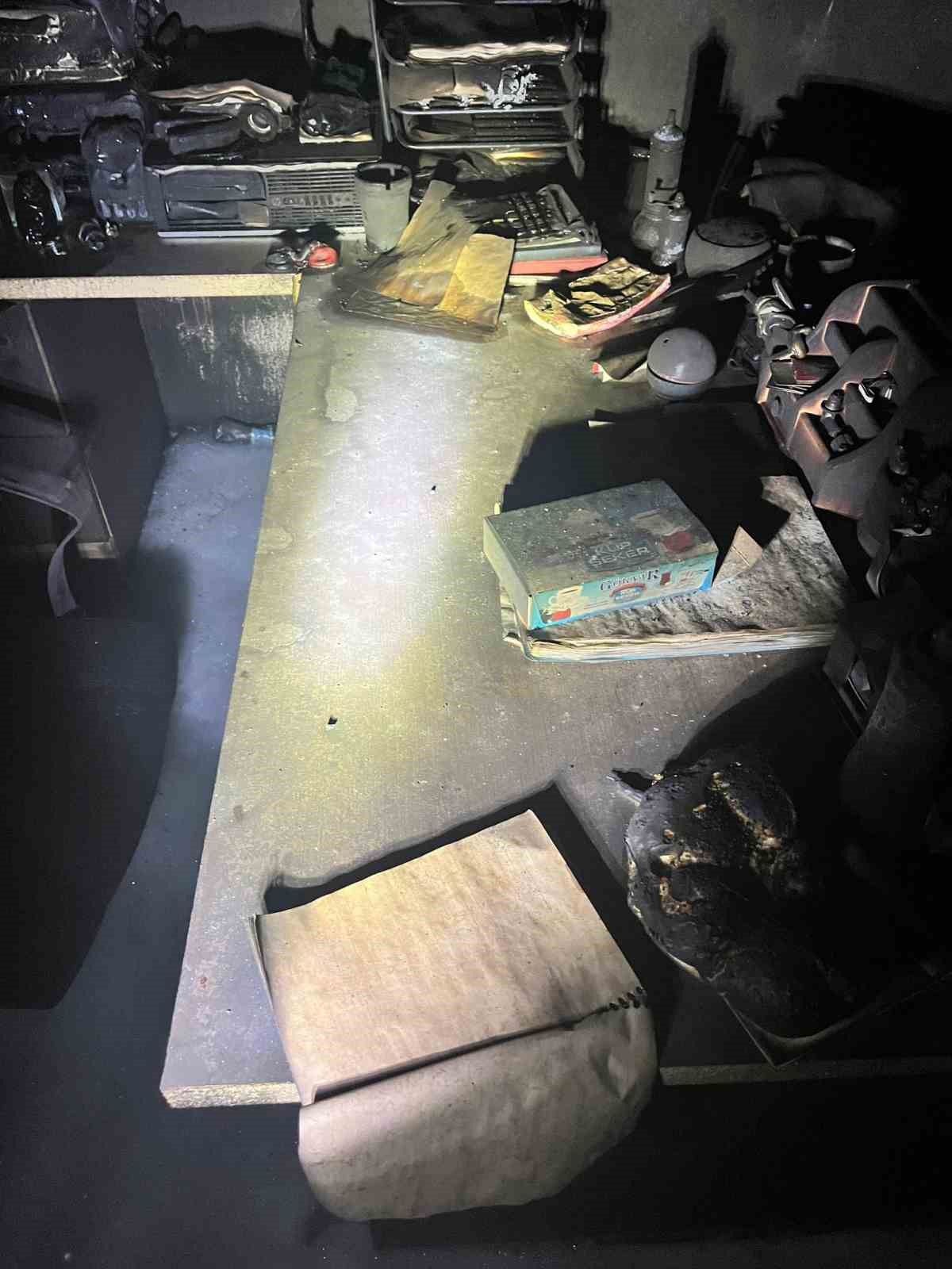 Kahramanmaraş’ta depo yangını
