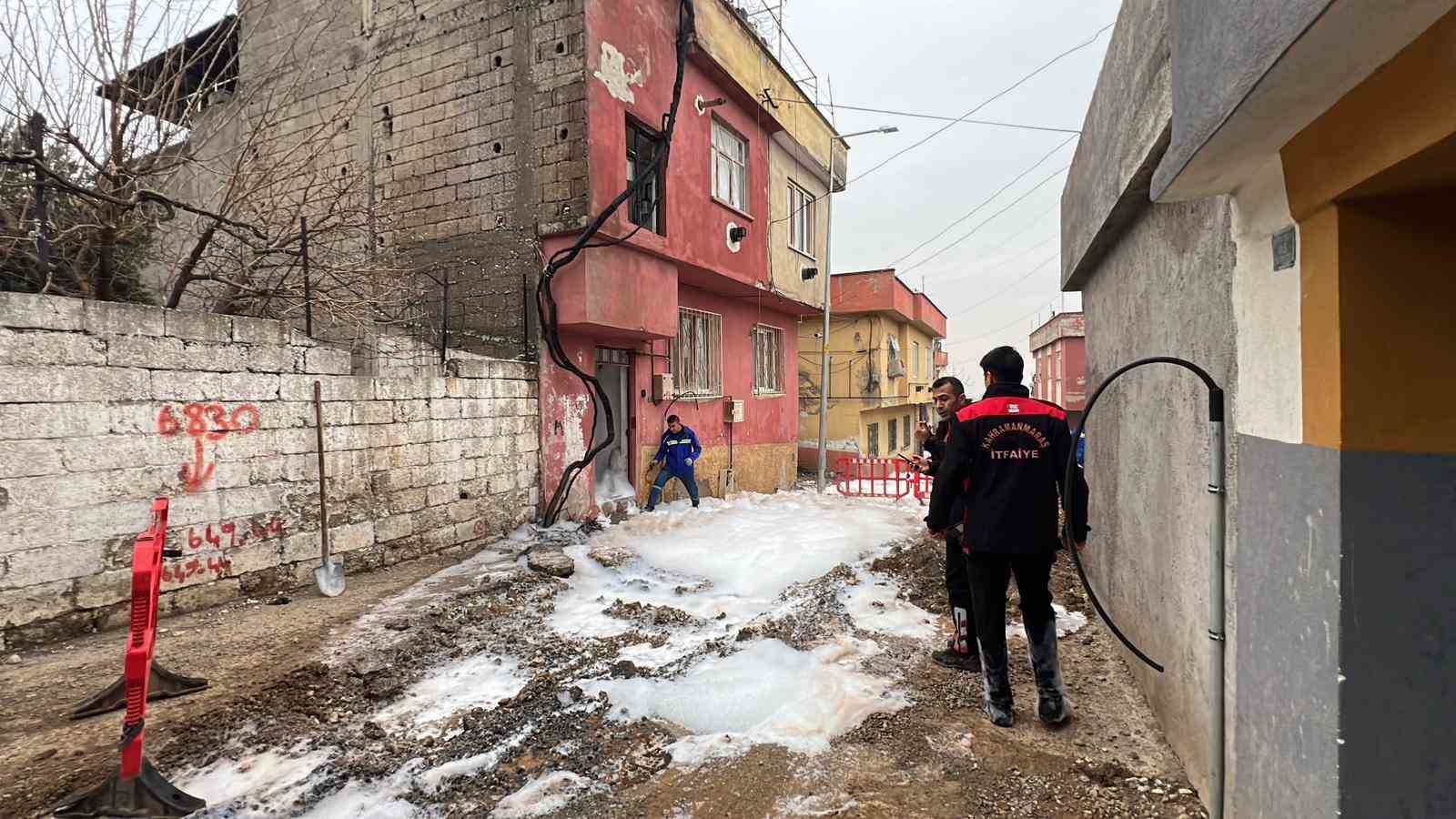 Kahramanmaraş’ta doğal gaz borusu patladı: 3 yaralı
