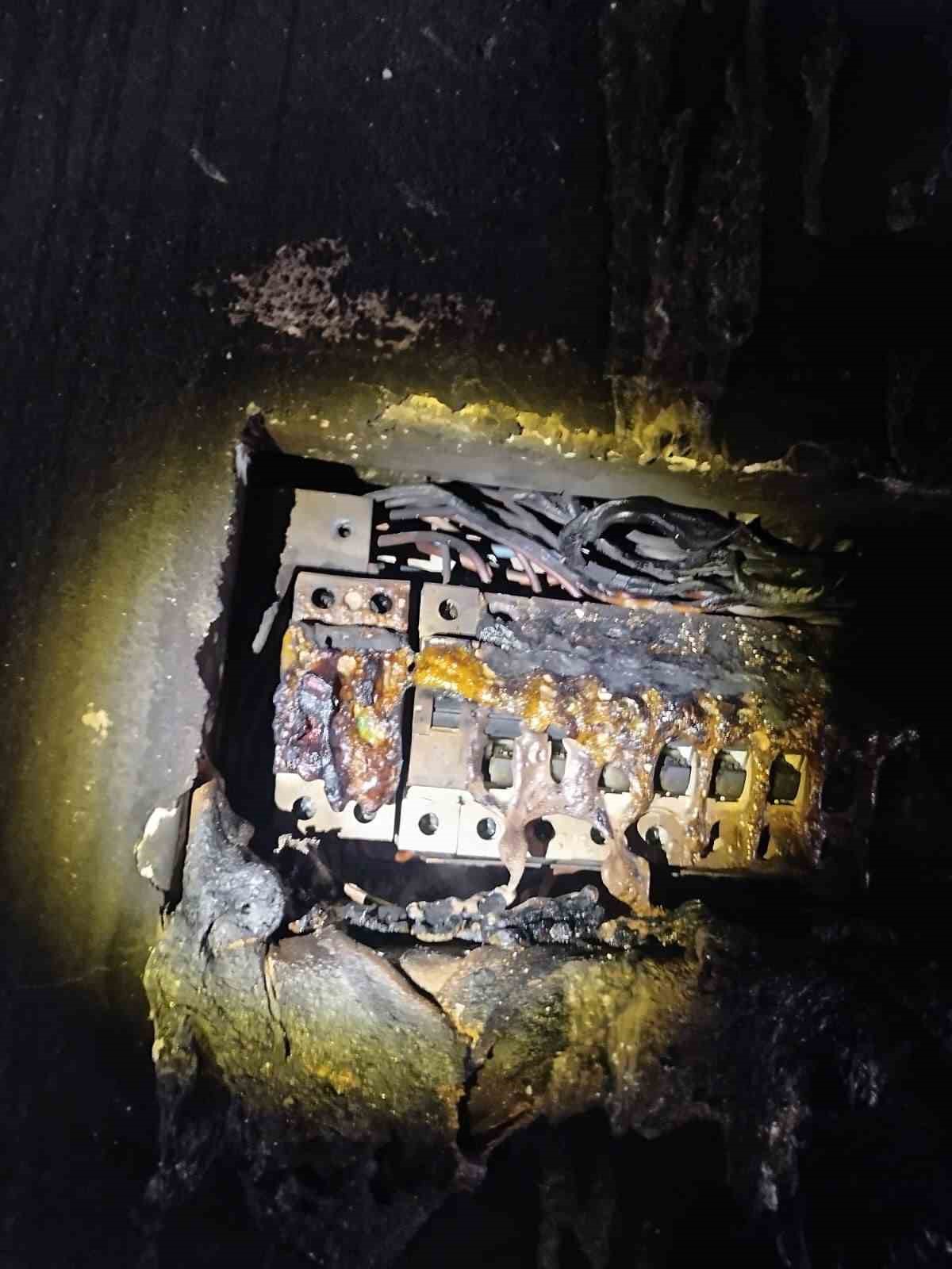 Kahramanmaraş’ta ikamet yangını
