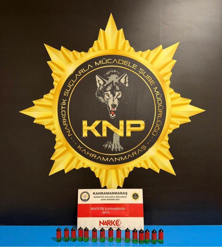 Kahramanmaraş’ta kargoyla getirilen uyuşturucu madde ele geçirildi
