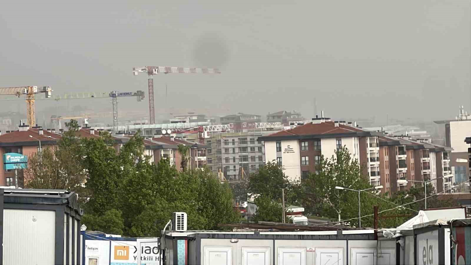 Kahramanmaraş’ta kısa süreli dolu etkili oldu
