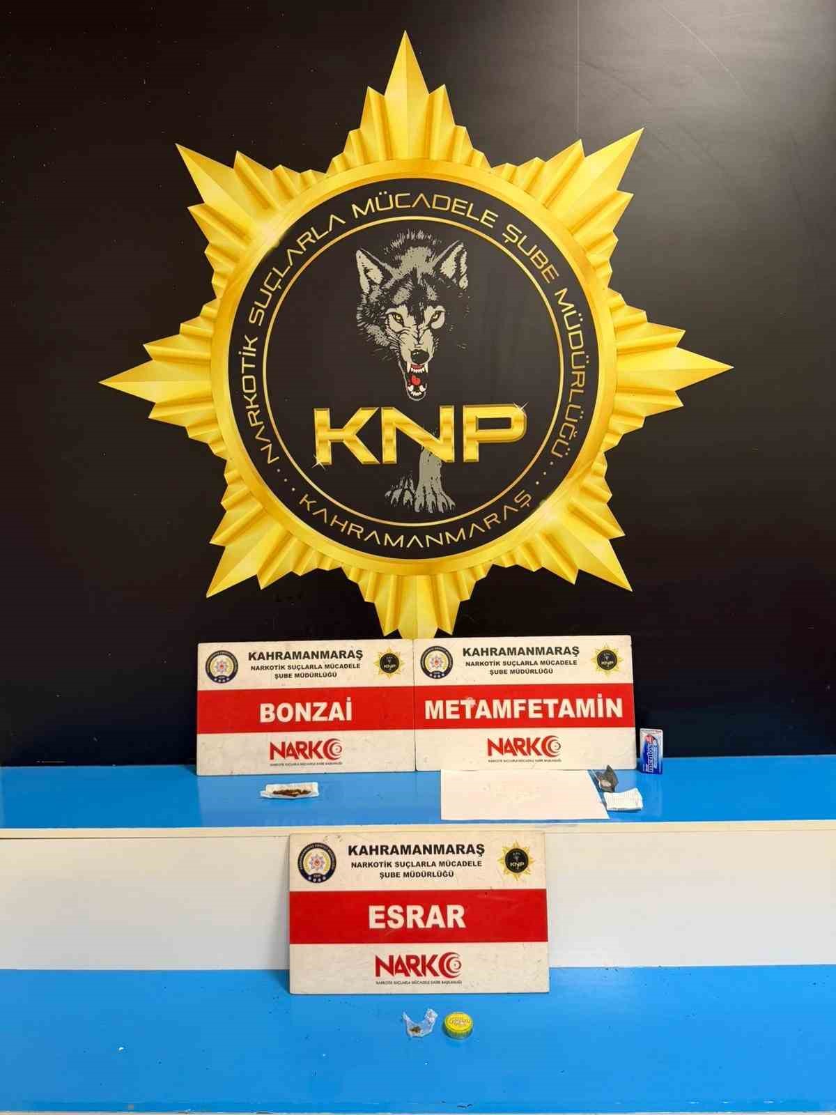 Kahramanmaraş’ta narkotik operasyonu: 2 tutuklama
