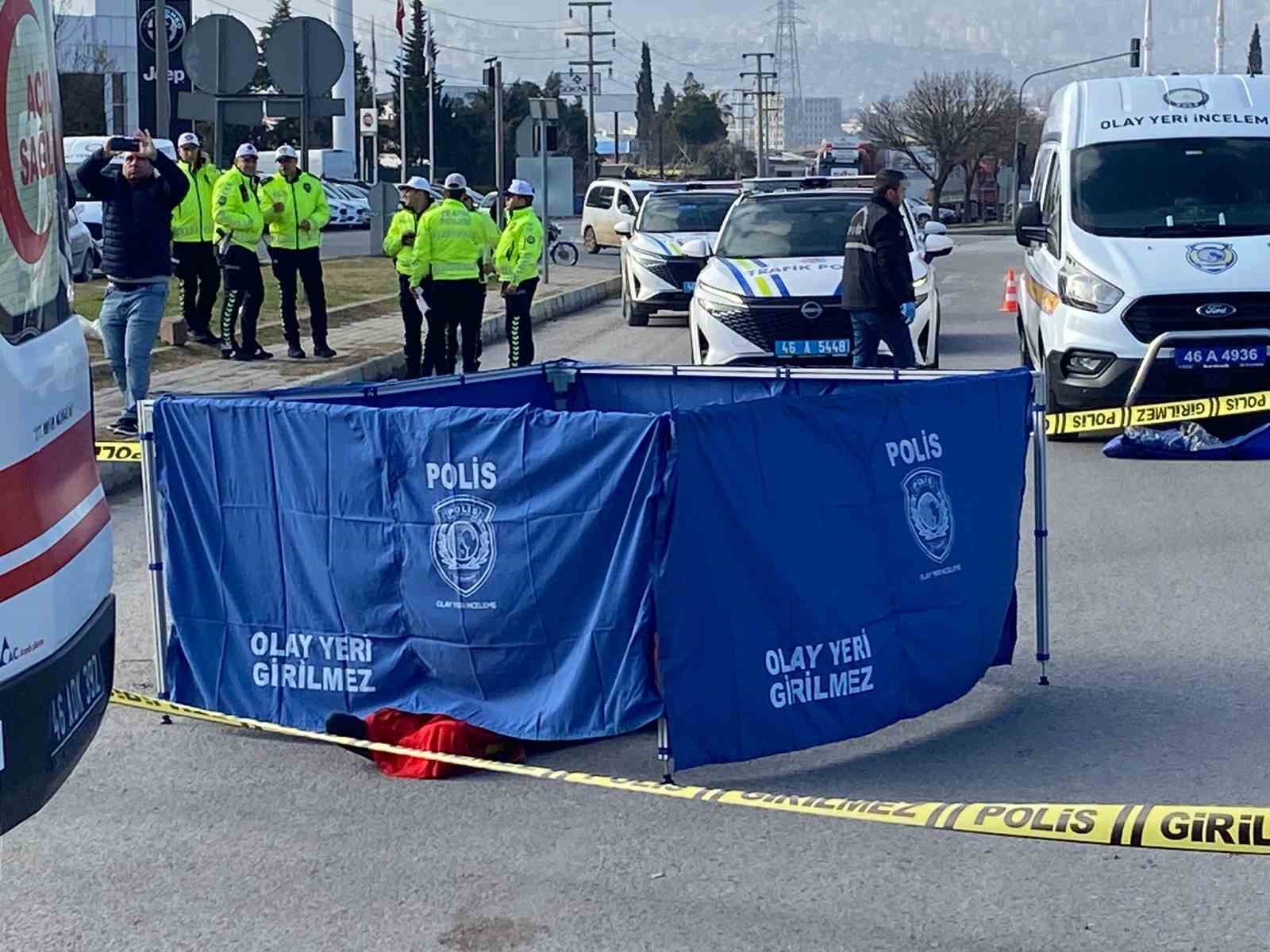 Kahramanmaraş’ta tırın çarptığı yaya hayatını kaybetti
