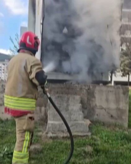 Kahramanmaraş’ta trafoda yangını paniği
