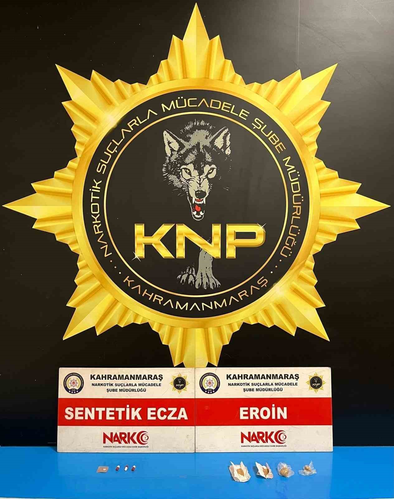 Kahramanmaraş’ta uyuşturucu operasyonu: 2 tutuklama
