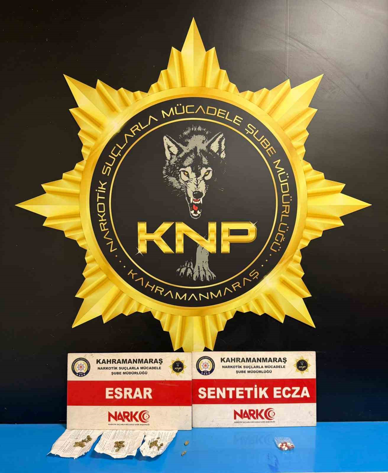 Kahramanmaraş’ta uyuşturucuyla yakalanan 4 şüpheli tutuklandı
