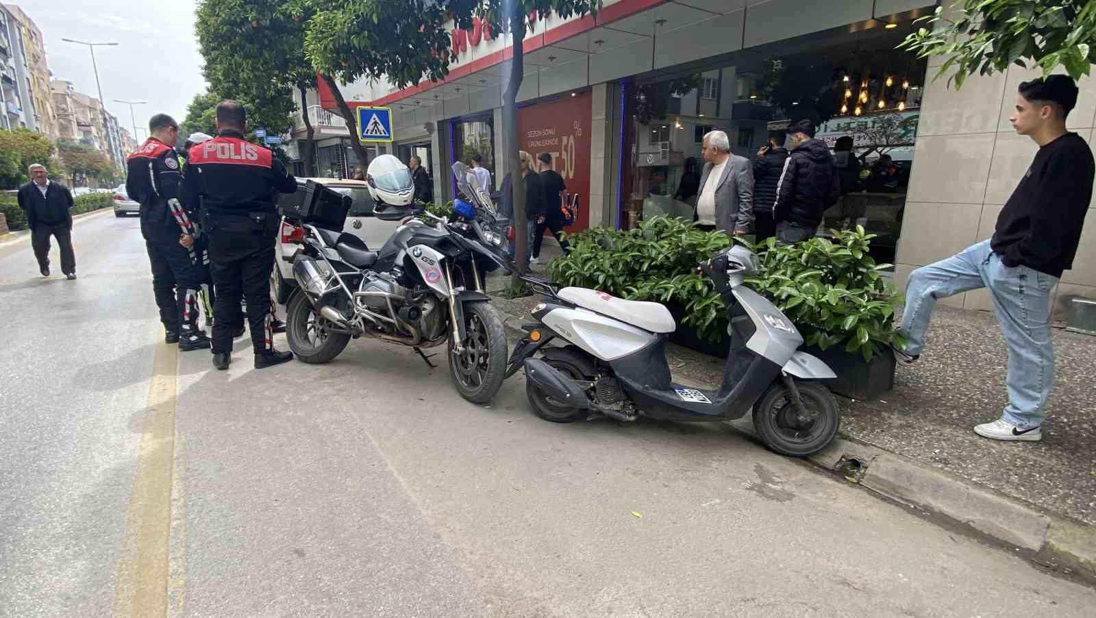 Kaldırımdan kaçtı, 500 bin liradan oldu
