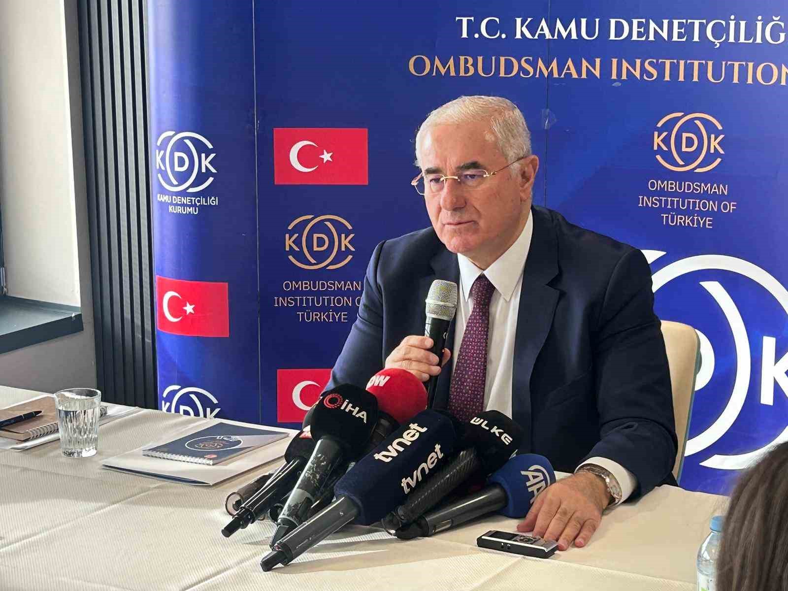 Kamu Başdenetçisi Akarca: "2013 yılından bugüne kadar 262 bin başvuru aldık"
Kamu Başdenetçisi Akarca: "2013 yılından bugüne kadar 262 bin başvuru aldık"