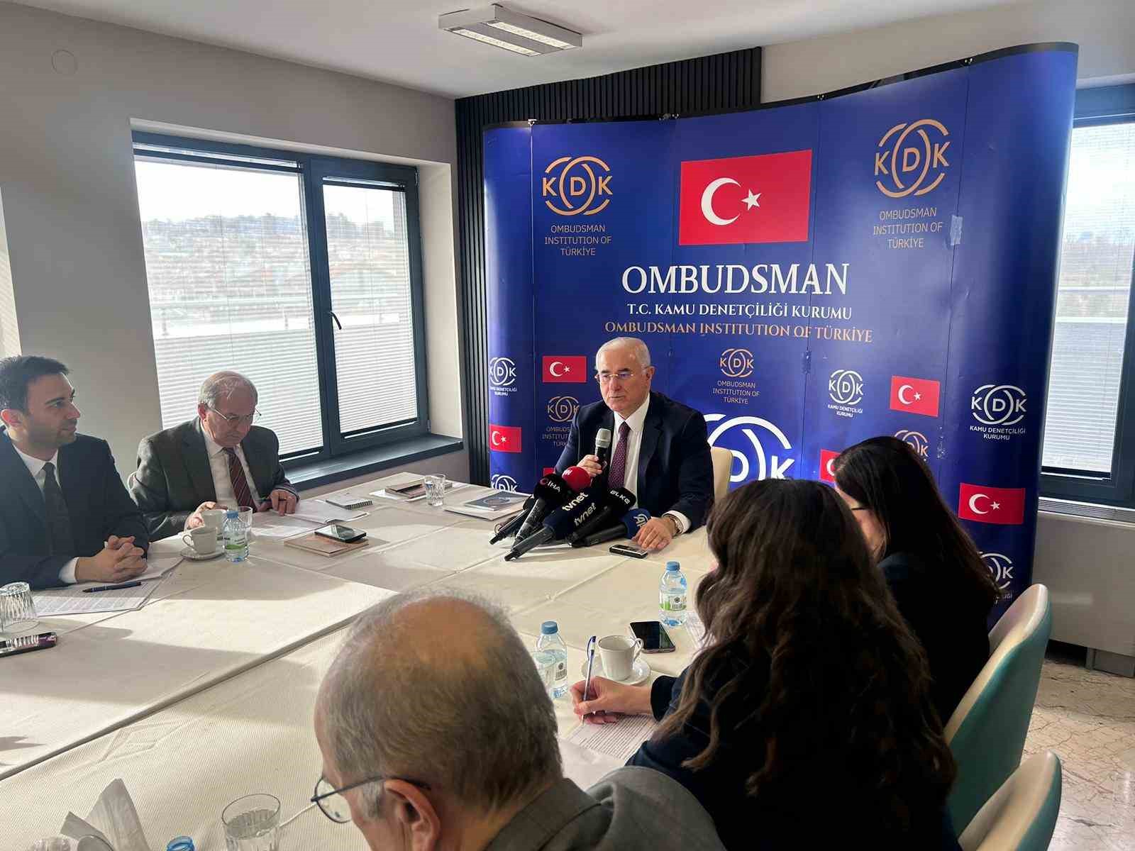 Kamu Başdenetçisi Akarca: "2013 yılından bugüne kadar 262 bin başvuru aldık"
Kamu Başdenetçisi Akarca: "2013 yılından bugüne kadar 262 bin başvuru aldık"