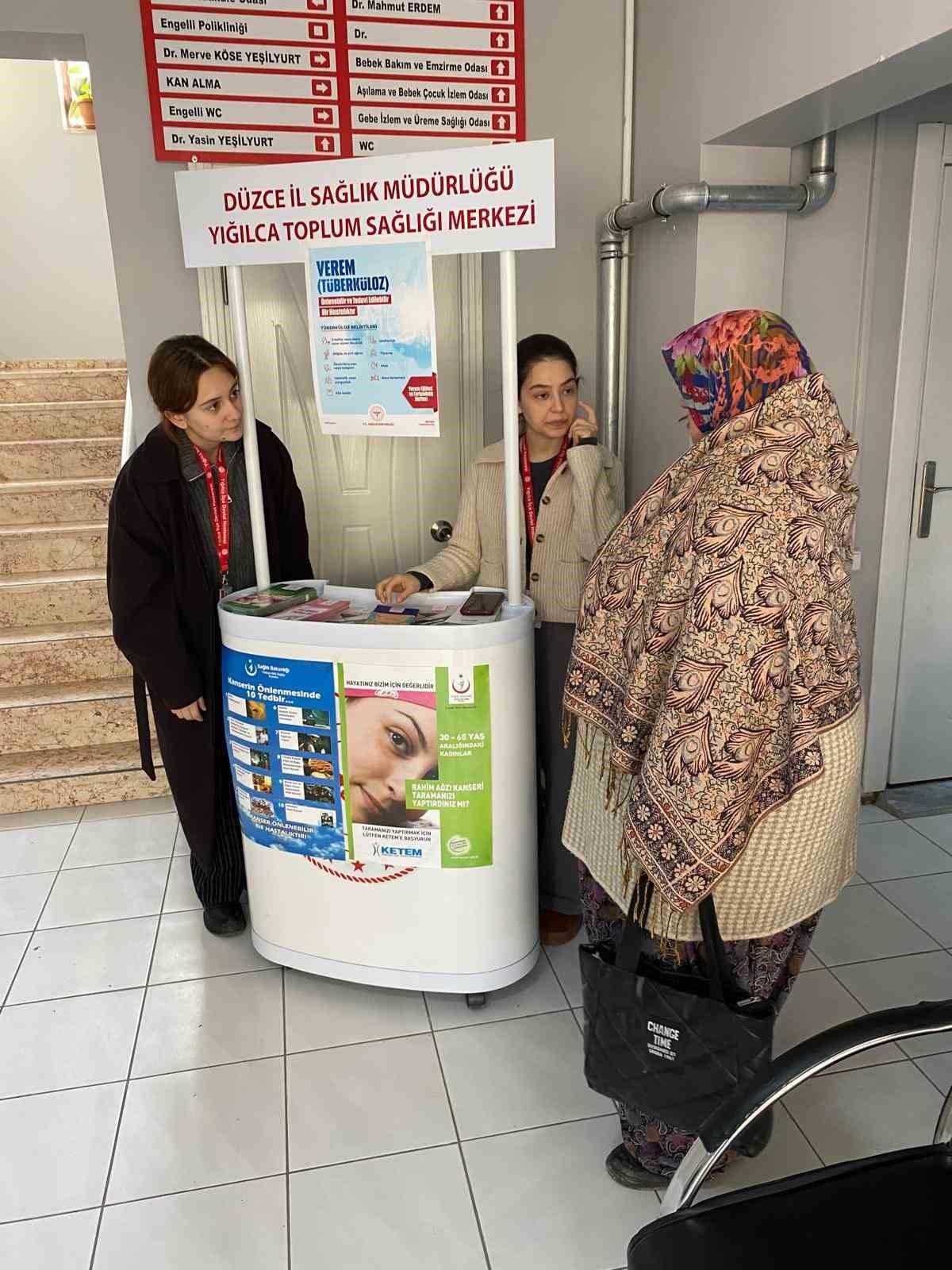 Kanser farkındalığı ve bulaşıcı hastalıklar anlatıldı
Kanser farkındalığı ve bulaşıcı hastalıklar anlatıldı