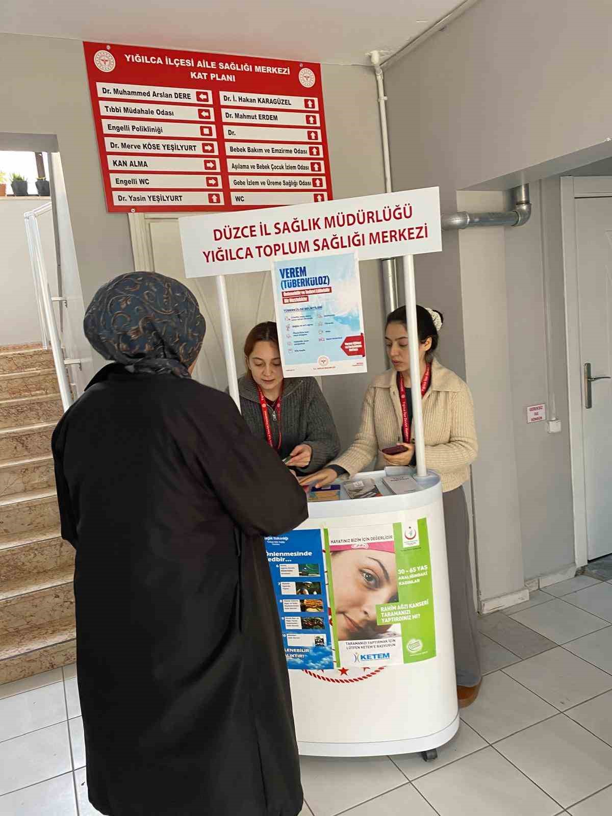 Kanser farkındalığı ve bulaşıcı hastalıklar anlatıldı
Kanser farkındalığı ve bulaşıcı hastalıklar anlatıldı