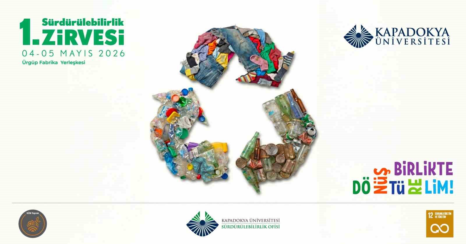 Kapadokya Üniversitesi’nden sürdürülebilir gelecek için "Birlikte Dönüştürelim" çağrısı
Kapadokya Üniversitesi’nden sürdürülebilir gelecek için "Birlikte Dönüştürelim" çağrısı