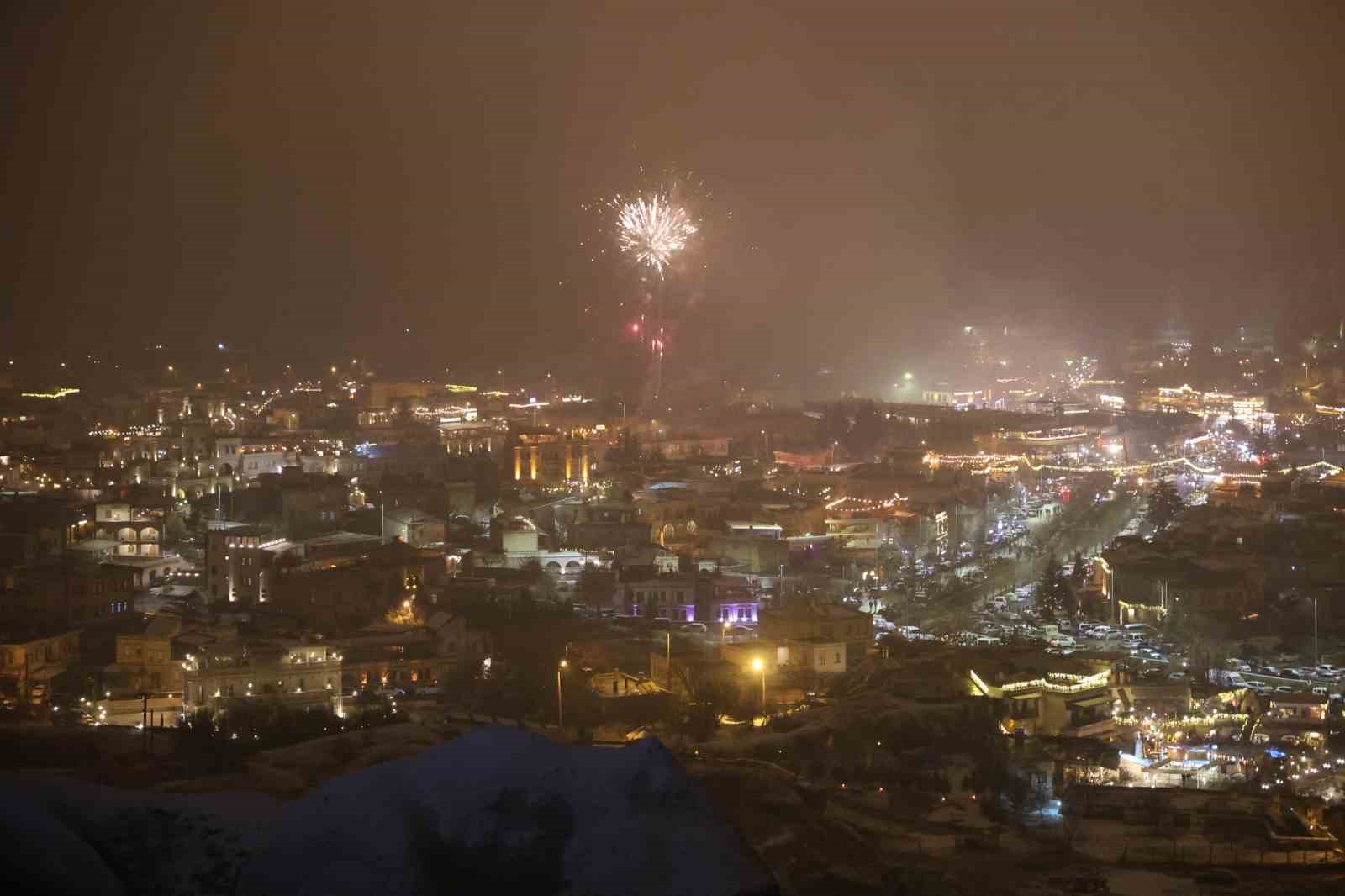 Kapadokya yılbaşında doldu taştı
