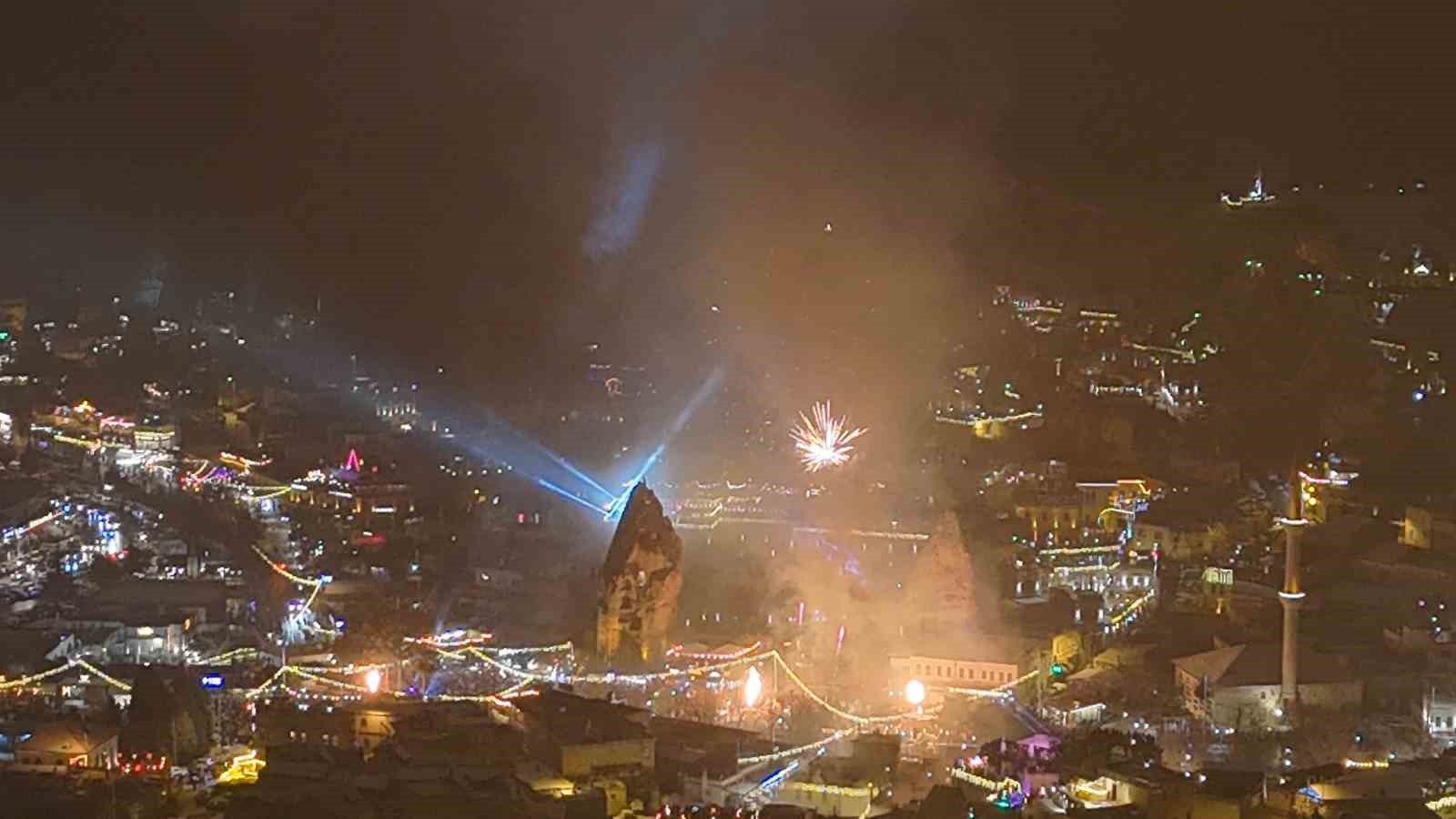 Kapadokya yılbaşında doldu taştı
