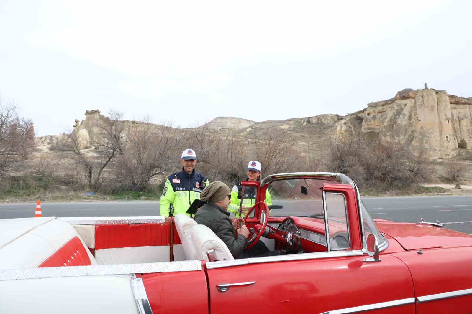 Kapadokya’da jandarmadan tatlı uygulama
