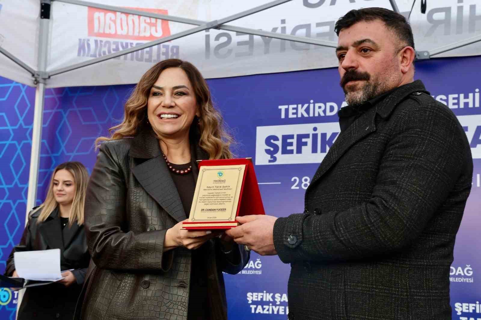 Kapaklı’da "Şefik Şahin Taziye Evi" hizmete açıldı
