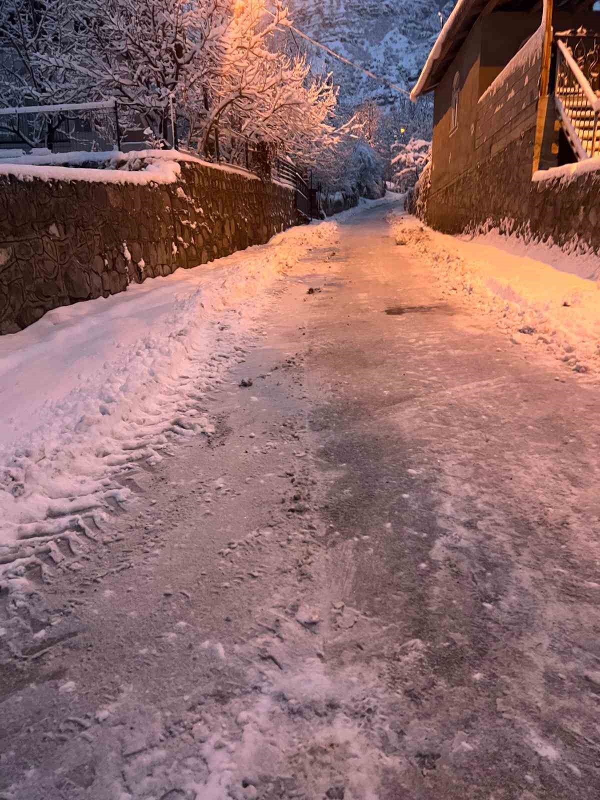 Kapanan yollarını kendi imkanları ile açtılar
