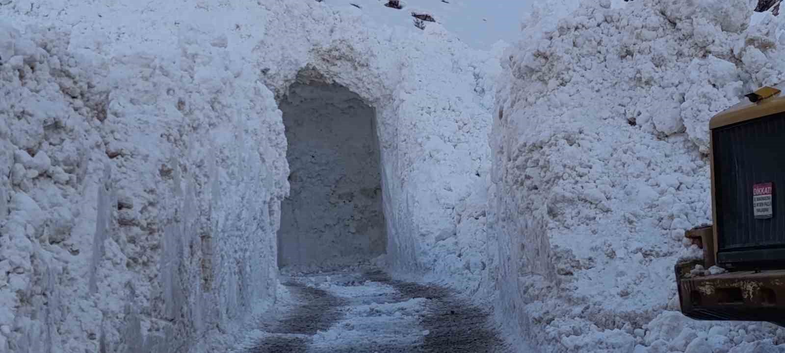 Kar esareti tünelle aşılıyor: Dikmetaş mezrasında yaşam koridoru
