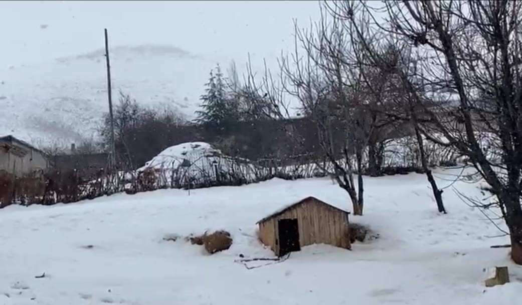 Kar yağışı Adana’da köylüyü sevindirdi
