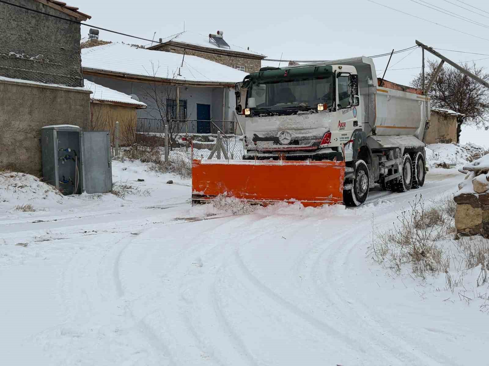 Kar yağışı başladı tedbirler arttırıldı
