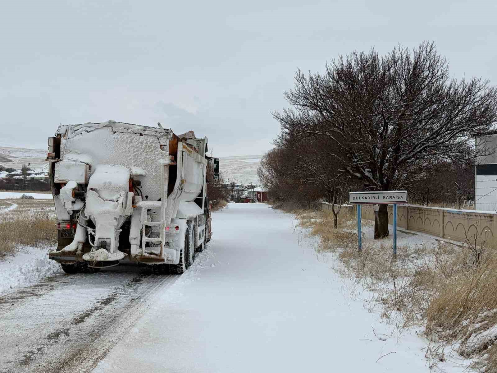 Kar yağışı başladı tedbirler arttırıldı
