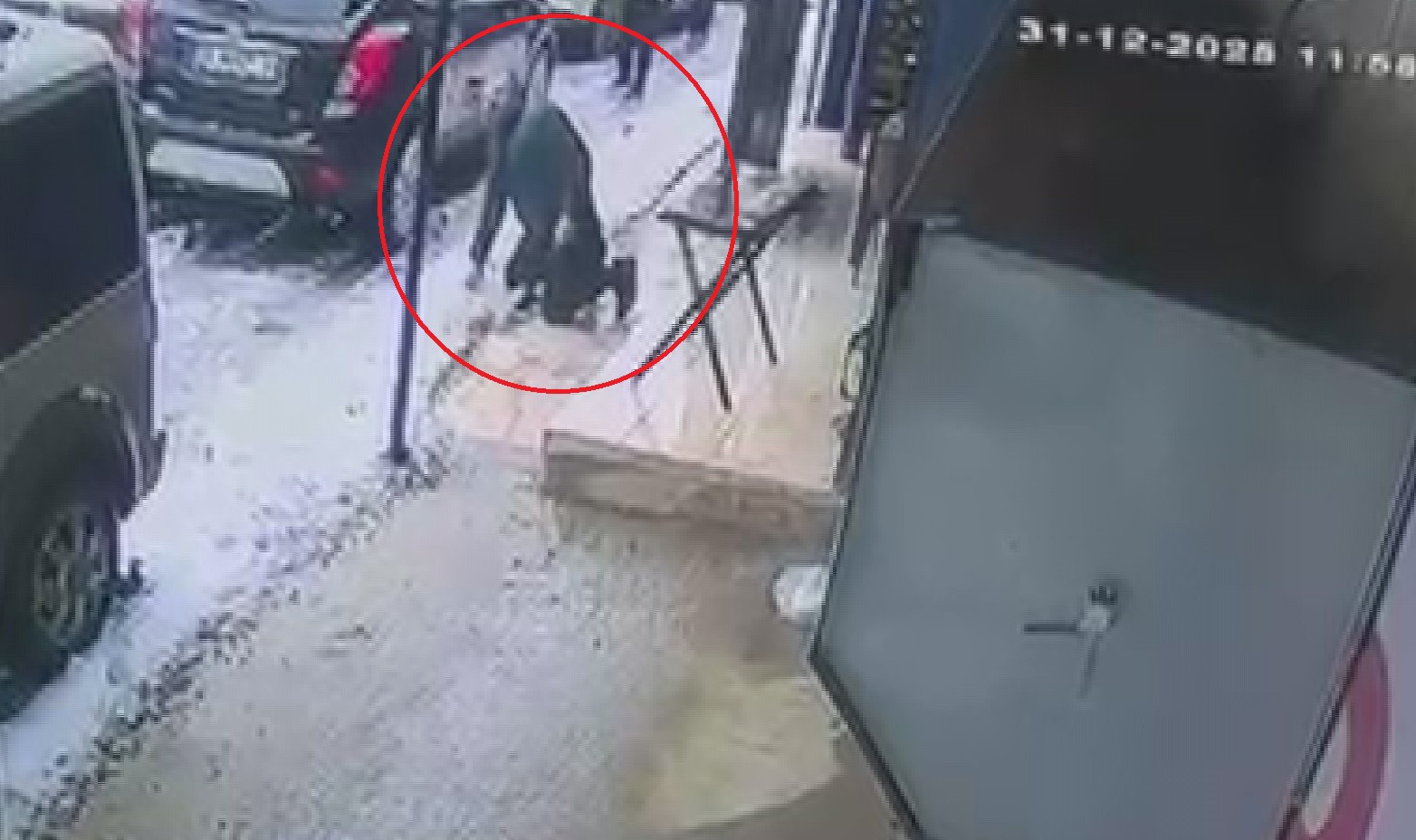 Kar yağışından dolayı kayganlaşan zemine ayağını atan yerle bir oldu
