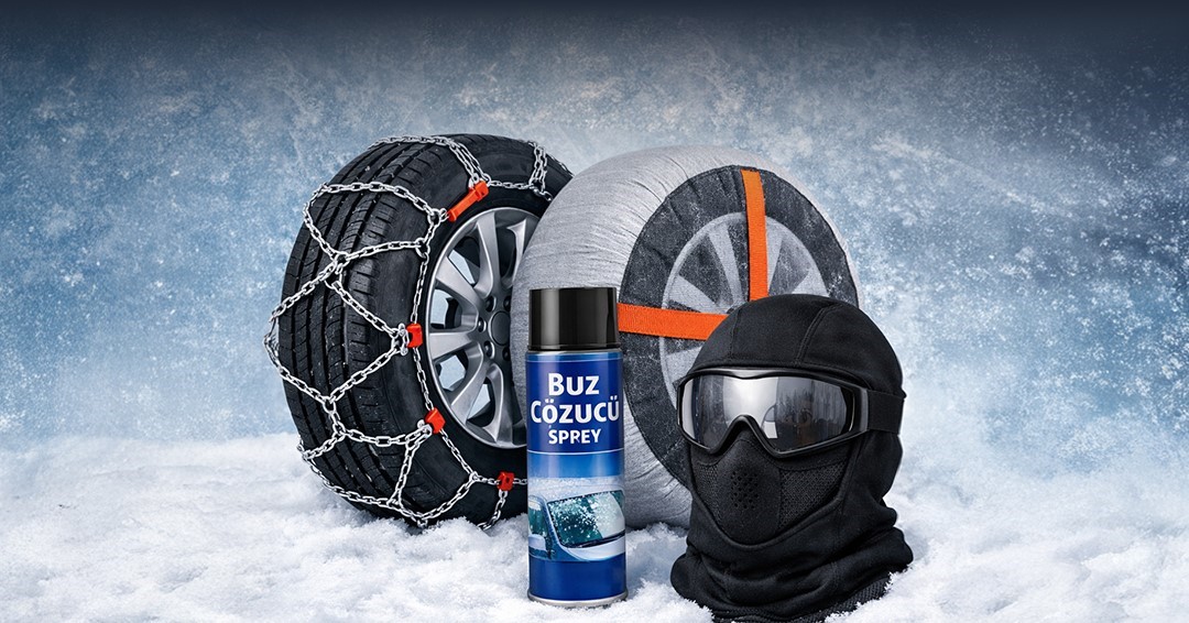 Kar yağışları başladı, lastik zinciri satışları 10 kat arttı
