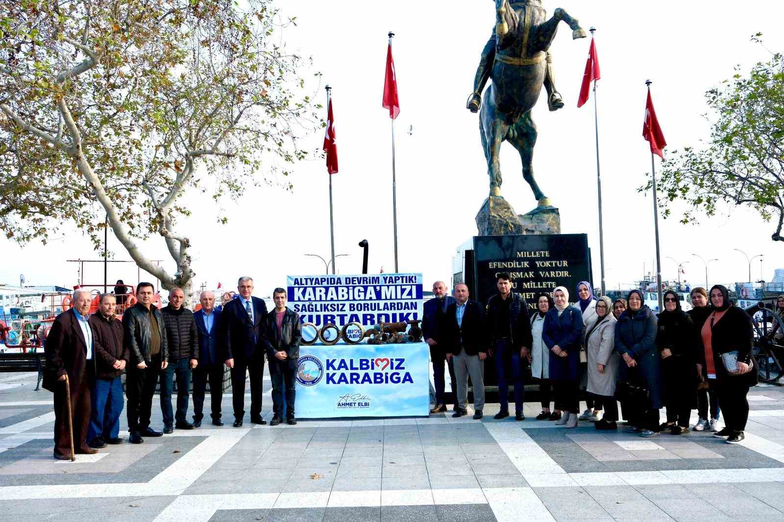 Karabiga, Ahmet Elbi Başkanlığında 7 yılda 1 milyar 960 milyon 150 bin TL yatırım aldı
