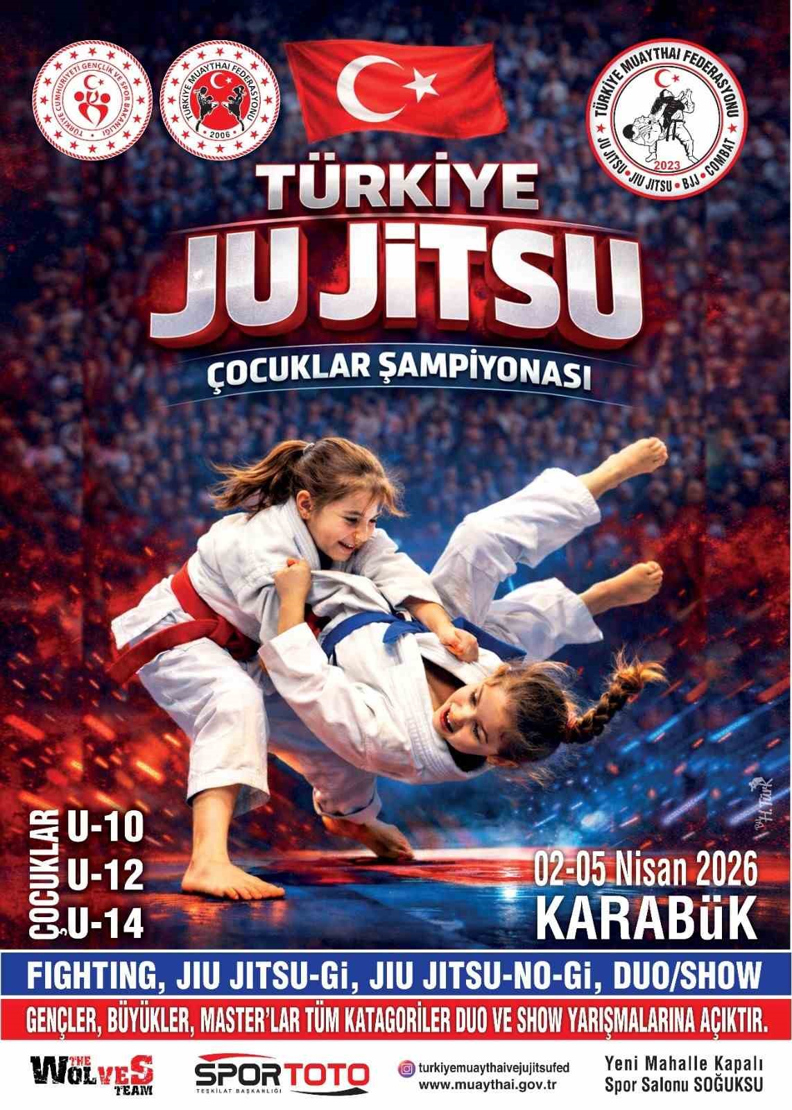 Karabük, Türkiye Ju Jitsu Çocuklar Şampiyonası’na ev sahipliği yapacak
