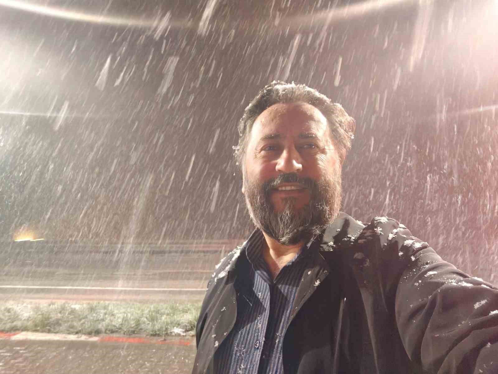 Karabük’te Nisan sonunda kar sürprizi
