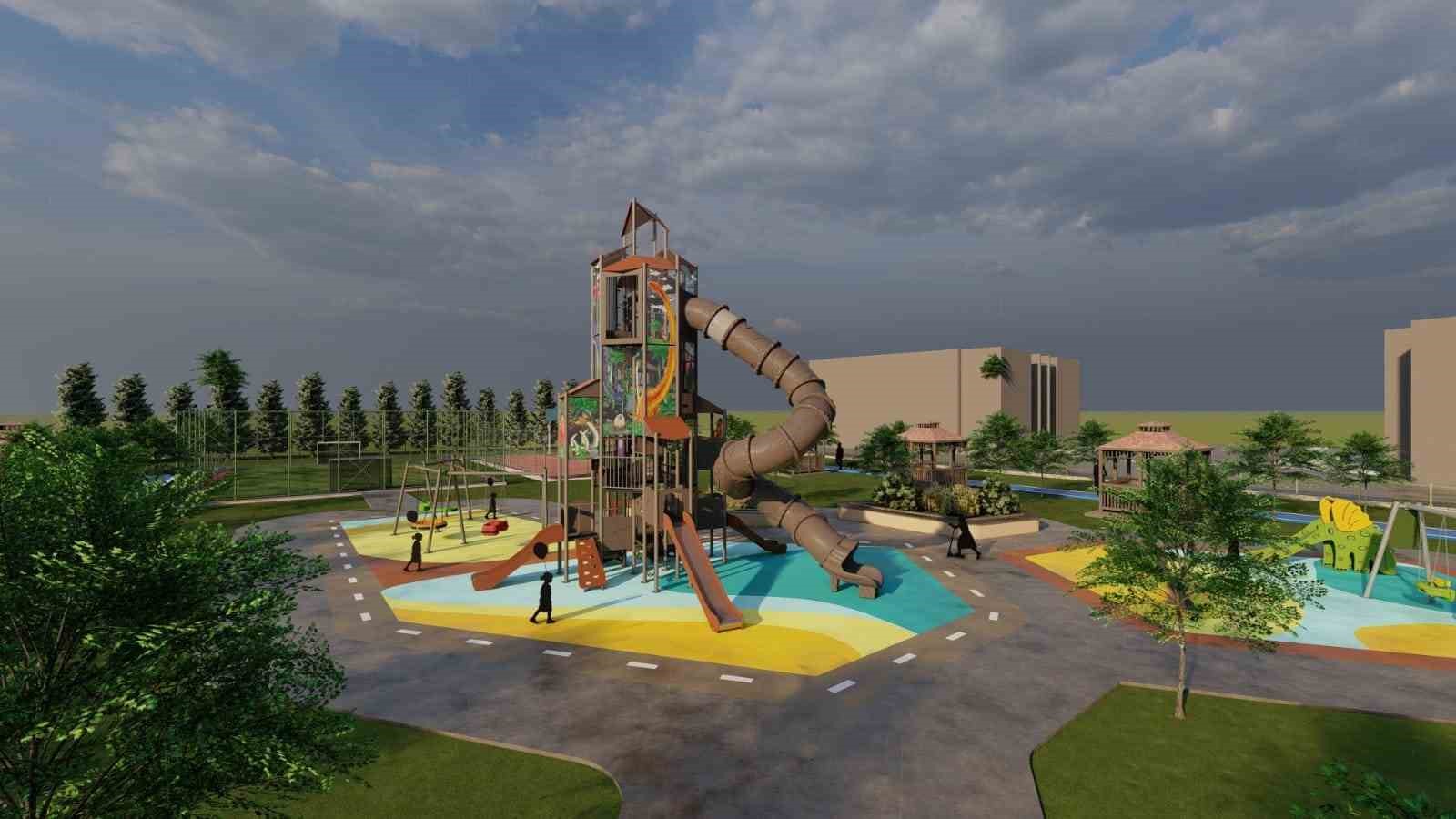 Karabük’te park alanı modern tema parka dönüştürülüyor
