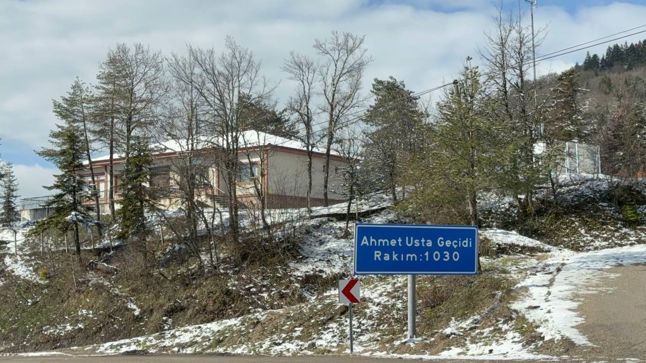 Karabük’ün beyaza bürünen yüksek kesimleri dronla görüntülendi
