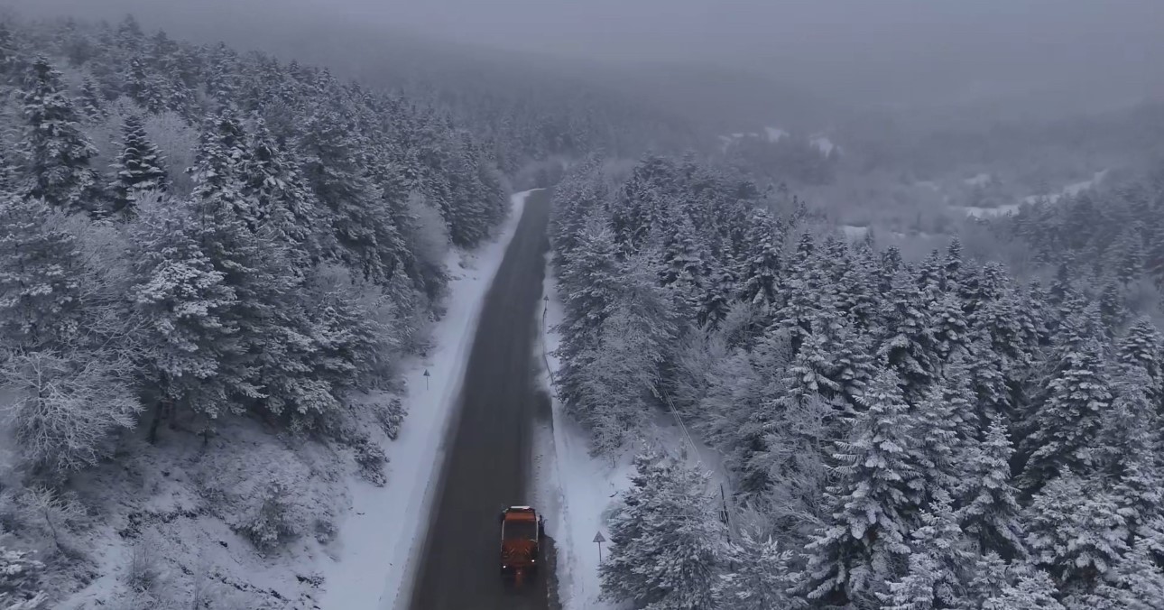 Karabük’ün yüksek kesimleri yeniden beyaza büründü
