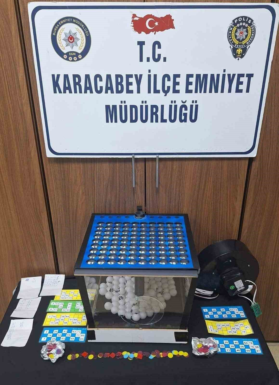 Karacabey’de kumar operasyonu
