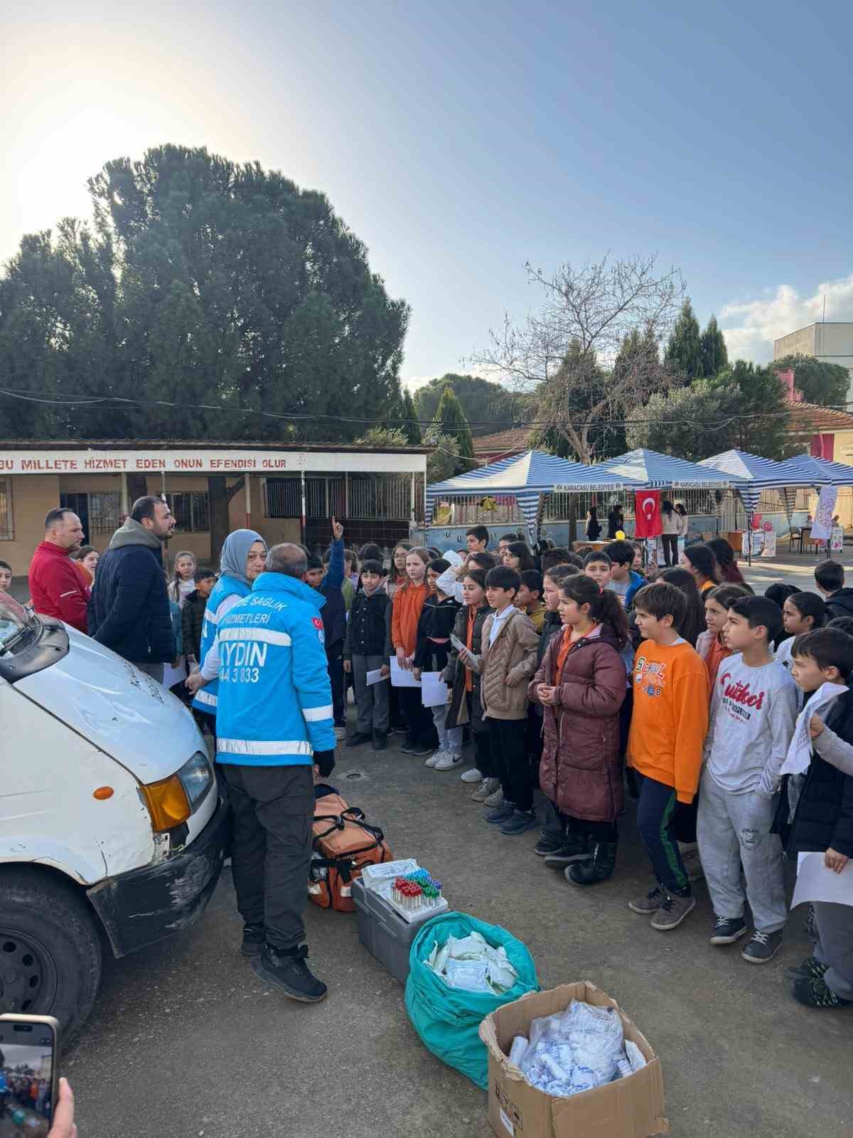 Karacasu’da miniklere sağlıklı gelecek eğitimi
